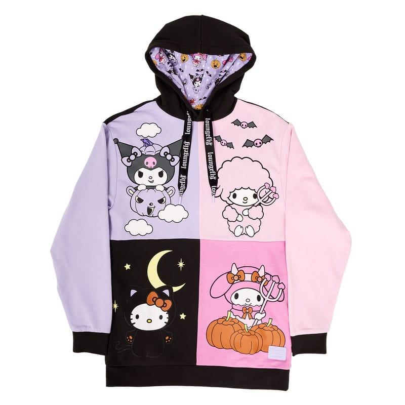 Kuromi and my Melodi by Loungefly hooded jacket Halloween Size L