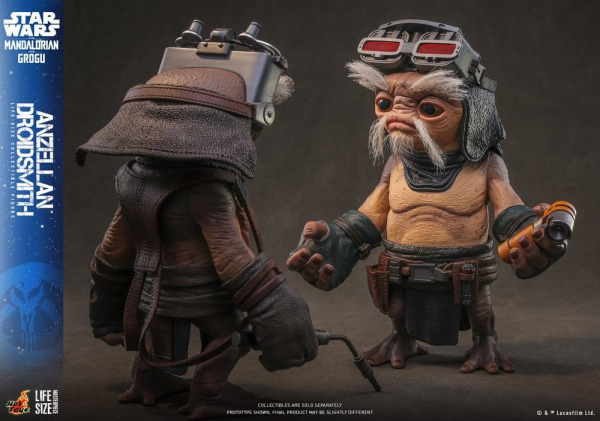 Star Wars: The Mandalorian & Grogu Life-Size Figure Anzellan Droidsmith 27 cm 10