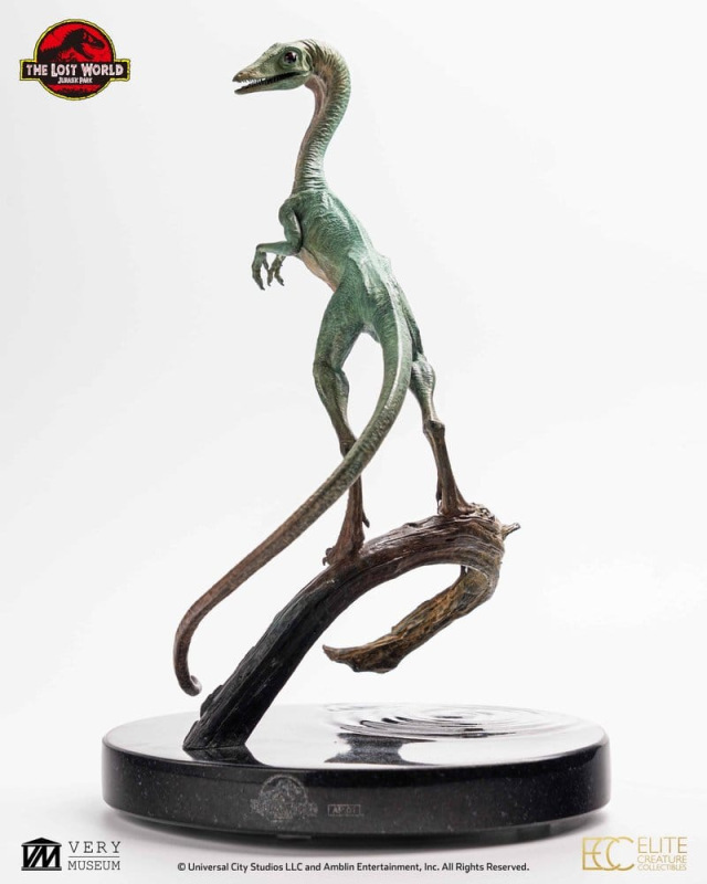The Lost World: Jurassic Park Statue 2/3 Compsognathus Bronze 28 cm 8