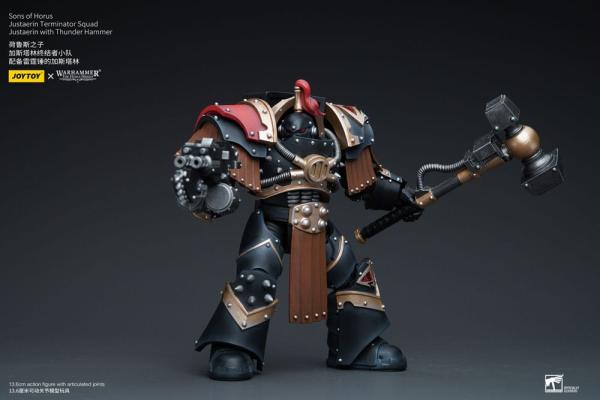 Warhammer The Horus Heresy Action Figure 1/18 Sons of Horus Justaerin Terminator Squad Justaerin wit