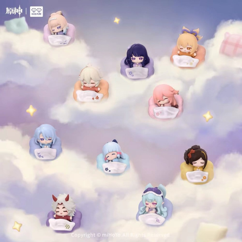 Genshin Impact 3D Magnet Cloud Pillow Dreamland Series 5 cm Blind Box Display (9) 3