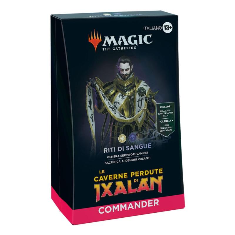 Magic the Gathering Le Caverne Perdute di Ixalan Commander Decks Display (4) italian