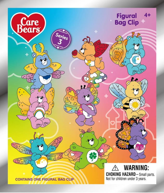 Care Bears 3D PVC Bag Clips Series 3 Blind Bag Display (24) 1