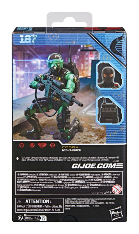 G.I. Joe Classified Series Action Figure Night-Viper 15 cm 3