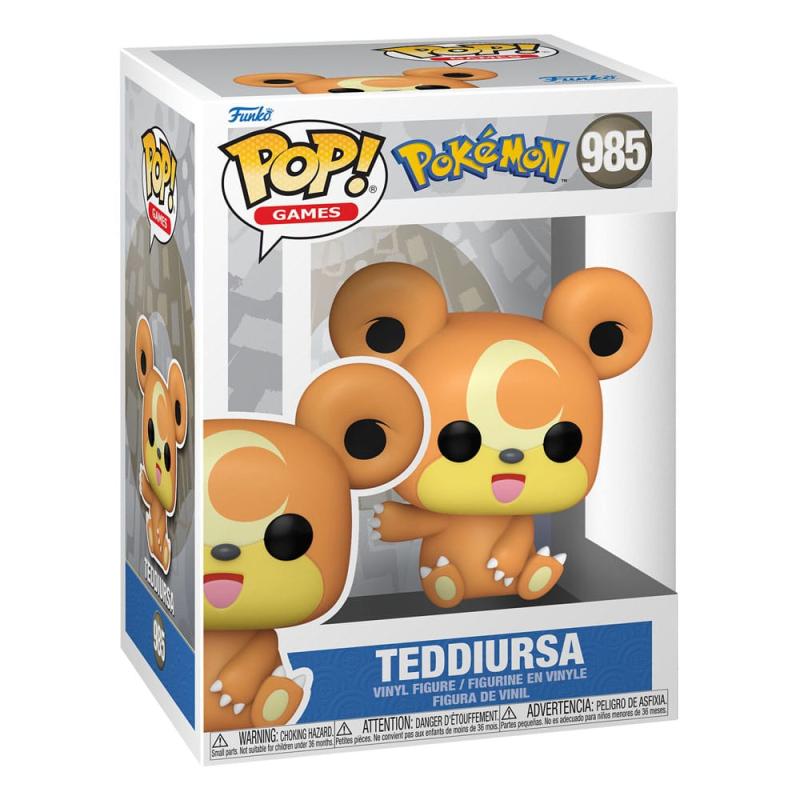 Pokemon POP! Games Vinyl Figure Teddiursa(EMEA) 9 cm