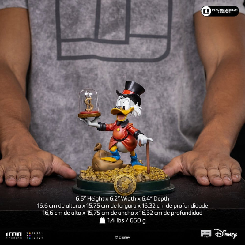Duck Tales Art Scale Statue 1/10 Uncle Scrooge McDuck 17 cm 1
