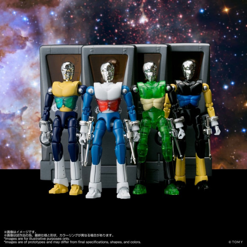 Microman Legacysoul Action Figures 4Pack SPYM M14X Set 6