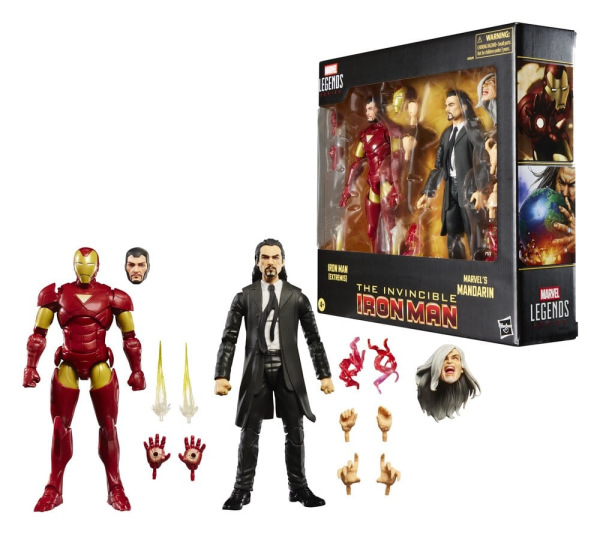 Marvel Legends Action Figure 2-Pack Iron Man (Extremis) & Marvel's Mandarin 15 cm 2