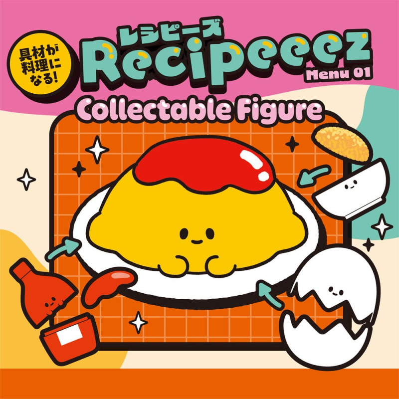 Recipeeez Mini Figure Menu 01 3 cm Assortment (4) 6