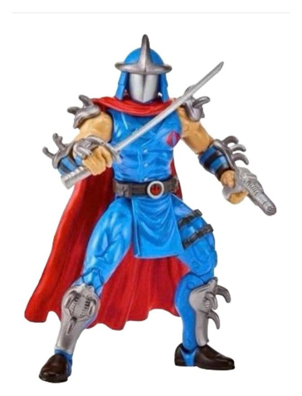 Teenage Mutant Ninja Turtles x G.I. Joe Crossover Classics Action Figure Shredder x Cobra Commander