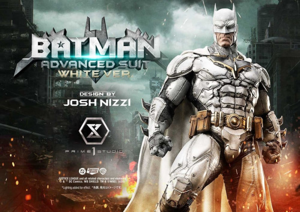 DC Comics Ultimate Museum Masterline Statue Batman Advanced Suit White Version (Design By Josh Nizzi 1