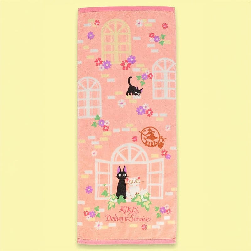 Kiki's Delivery Service Natsu Towel Sweet Pink Jiji 34 x 80 cm