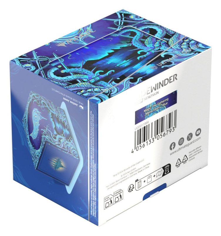 Ultimate Guard Sidewinder 100+ Xenoskin Magic: The Gathering "Mana Token" - Island 13