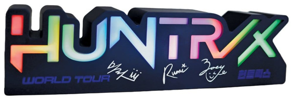 KPop Demon Hunters Lamp Huntr/x Logo 6