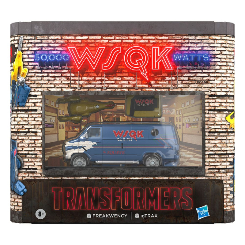 Stranger Things x Transformers Action Figure 2-Pack Freakwency & 8-Trax 15 cm 6