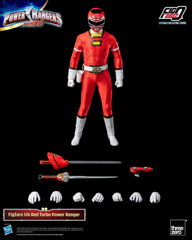 Power Rangers Turbo FigZero Action Figure 1/6 Red Turbo Power Ranger 30 cm 1