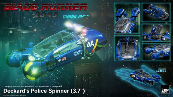 Blade Runner 2049 Vehicle Deckard's Police Spinner 10 cm 10