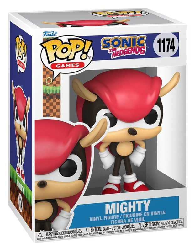 Sonic - The Hedgehog POP! Movies Vinyl Figures Mighty the Armadillo 9 cm 1