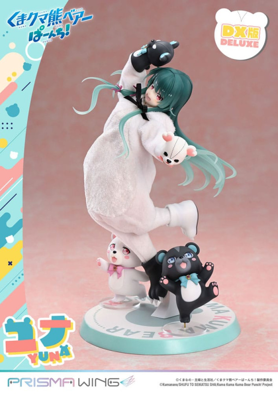 Kuma Kuma Kuma Bear Punch! Prisma Wing PVC Statue 1/7 Yuna Deluxe Version 28 cm 9