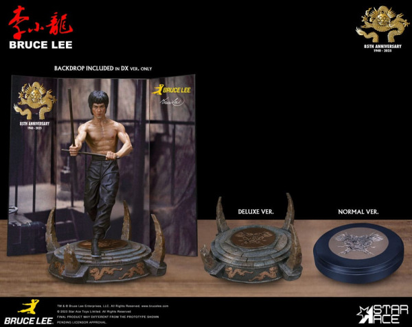 Enter the Dragon Movie Statue 1/6 Bruce Lee Kali Sticks Fight Normal Basement Version 30 cm 8
