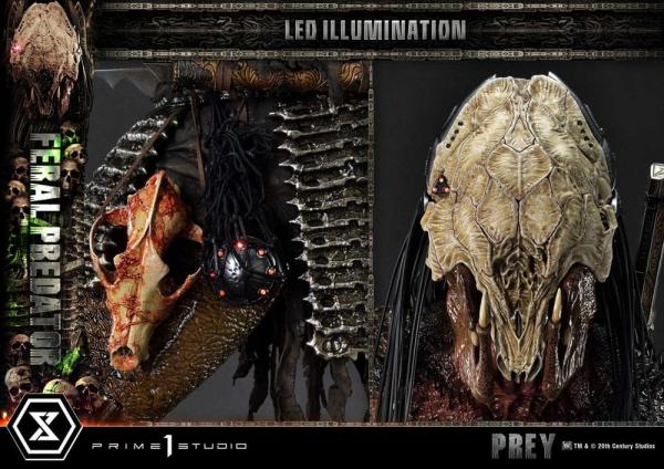 Prey (Movie) Museum Masterline Series Statue 1/3 Feral Predator 89 cm 5