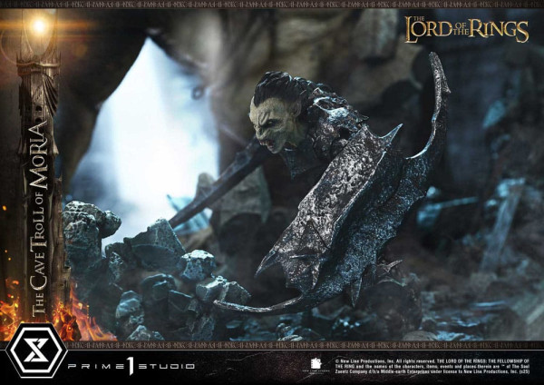 The Lord of the Rings Premium Masterline Series Statue 1/6 Cave Troll of Moria Bonus Version 91 cm 12