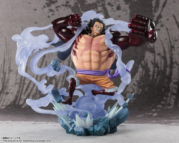 One Piece FiguartsZERO PVC Statue Extra Battle Monkey D. Luffy Gear 4 Battle of Monsters on Onigashi 2