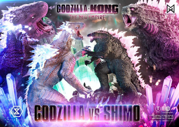 Godzilla x Kong: The New Empire Ultimate Diorama Masterline Series Statue Godzilla vs Shimo 86 cm 1