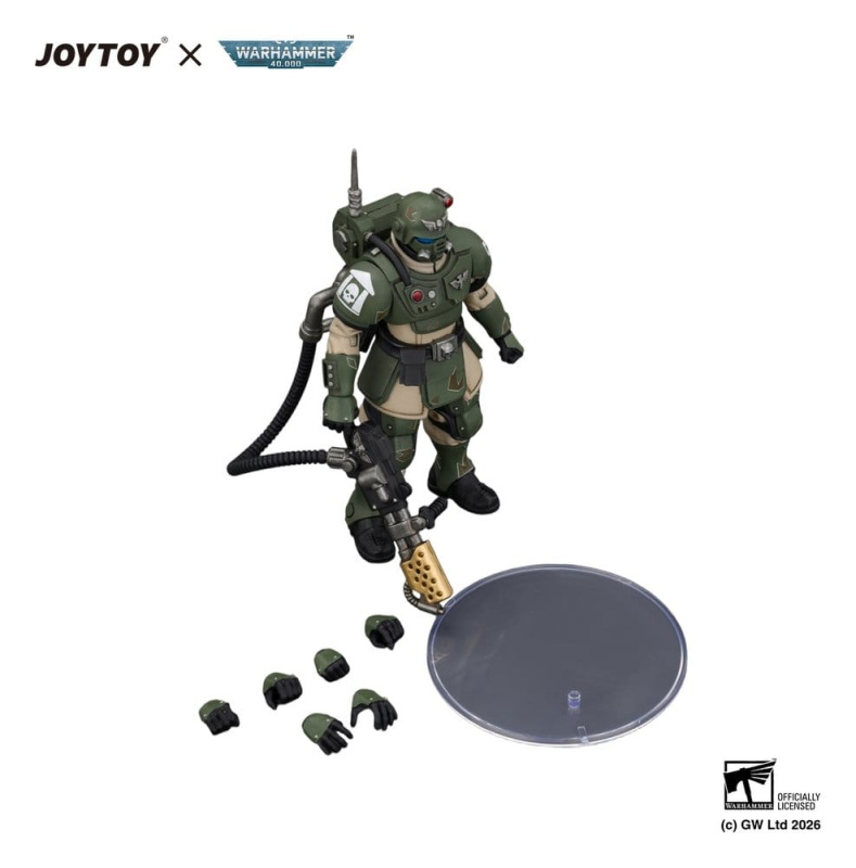 Warhammer Action Figure Astra Militarum Kasrkin 2 with Flamer 4