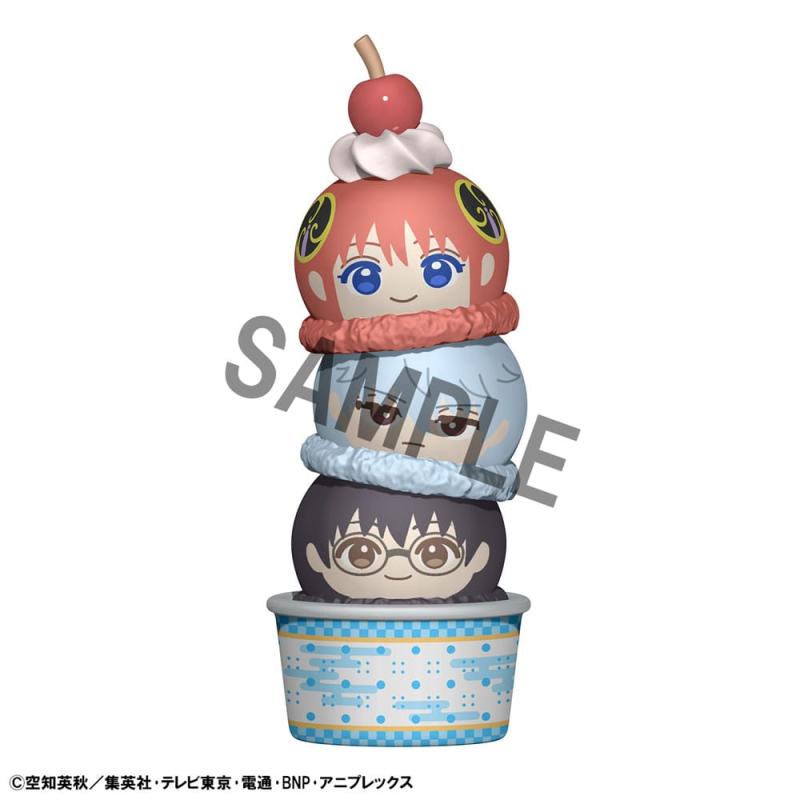 Gintama Tsumichen Stack up & Change Trading Figure 6-Pack 8 cm (with gift)