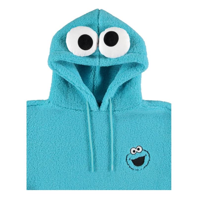 Sesame Street Hooded Sweater Cookie Monster Teddy Size L