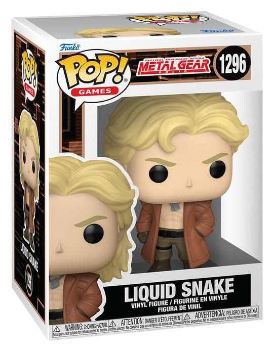 Metal Gear Solid POP! Games Vinyl Figure Liquid Snake 9 cm 1