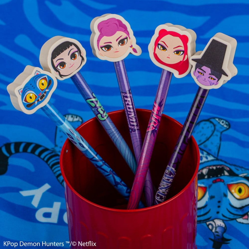 KPop Demon Hunters Pencil & Eraser Series 1 Display (30) 7