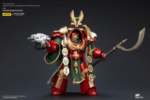 Warhammer The Horus Heresy Action Figure 1/18 Thousand sons Legion Praetor in Cataphractii Terminato