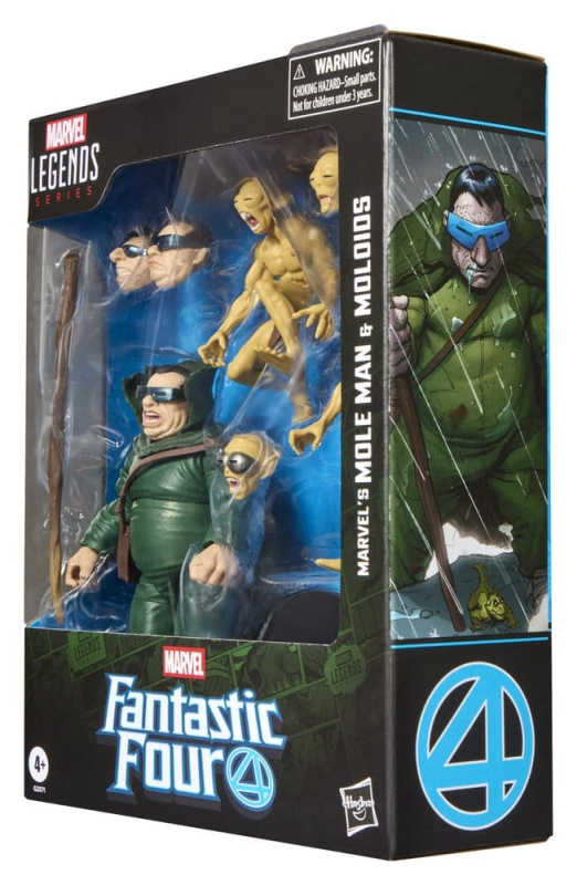 Fantastic Four Marvel Legends Action Figure 3-Pack Marvel's Mole Man & Moloids 15 cm 5