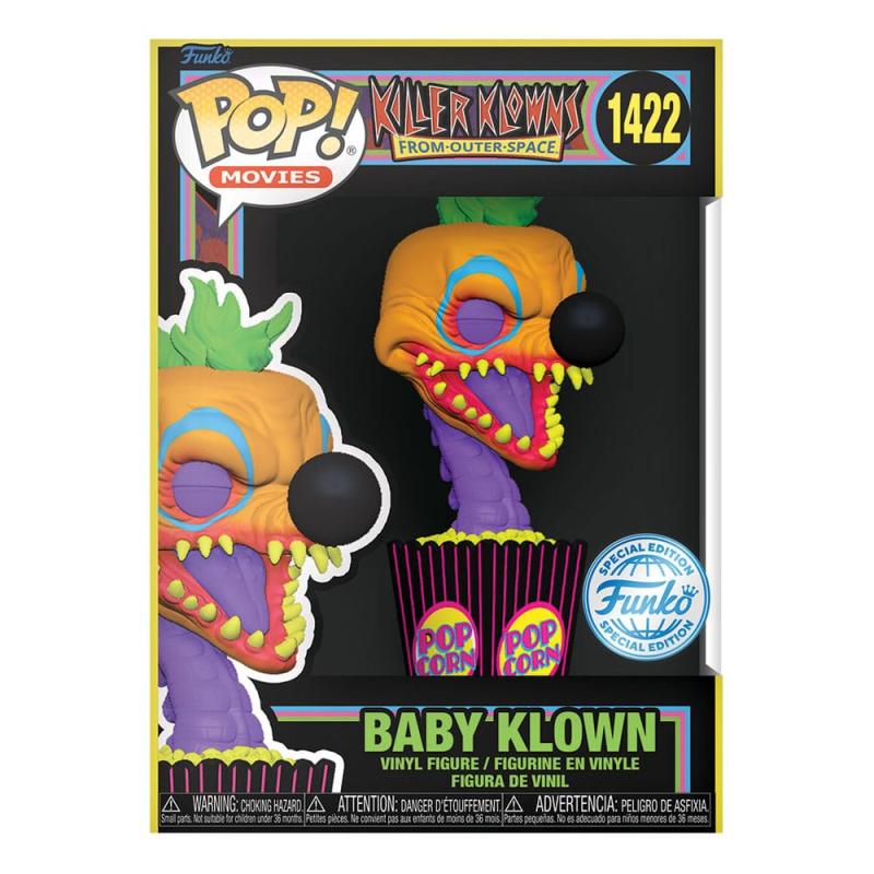 Killer Klowns from Outer Space POP! Movies Vinyl Figure Baby Klown(BLKLT) Exclusive Edition 9 cm 1