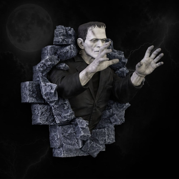 Frankenstein Wall Sculpture Classic Horror Edition Lifesize 94 cm 2