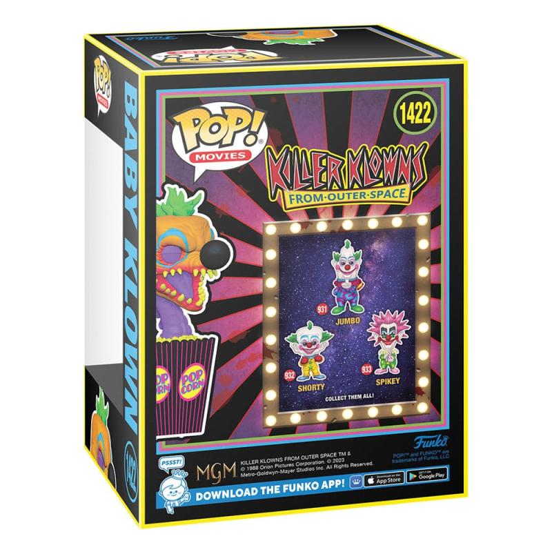 Killer Klowns from Outer Space POP! Movies Vinyl Figure Baby Klown(BLKLT) Exclusive Edition 9 cm 2