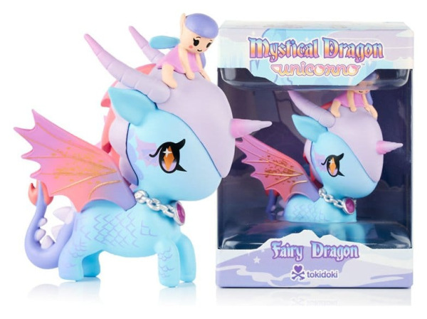 Unicorno Window Box Figure Mystical Dragon Line Fairy Dragon 8 cm 3