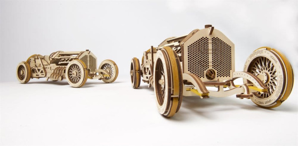 Ugears 3D Wooden Puzzle U-9 Grand Prix Car 14