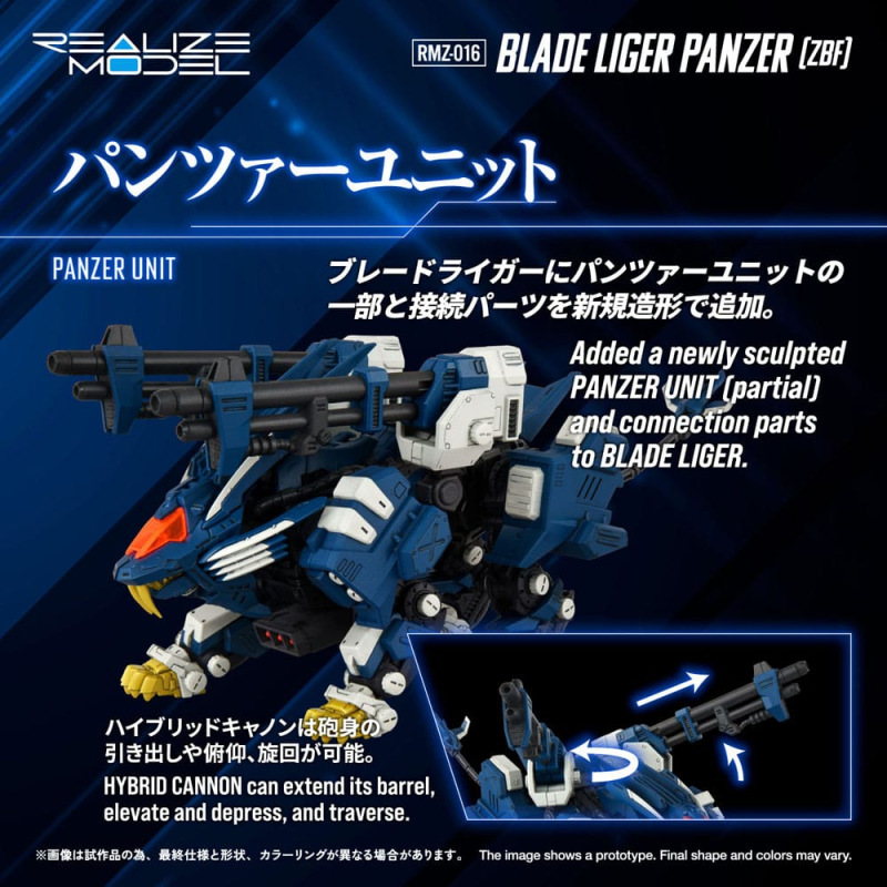 Zoids Plastic Model Kit 1/100 RMZ-016 Blade Liger Panther (ZBF) 25 cm 2