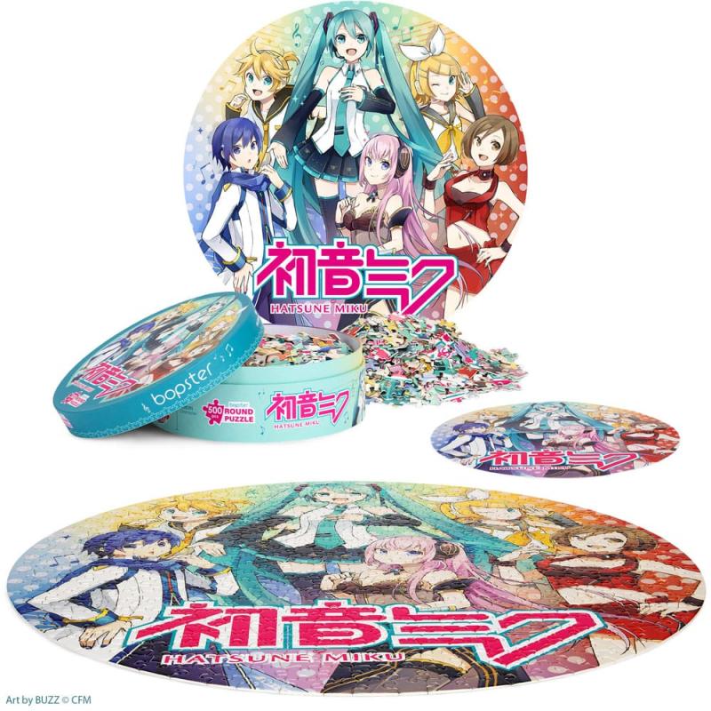 Hatsune Miku Jigsaw Puzzle Round 500 pieces 3