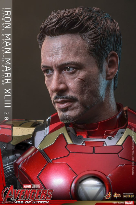 Avengers: Age of Ultron Movie Masterpiece Diecast Action Figure 1/6 Iron Man Mark XLIII (2.0) 32 cm 10