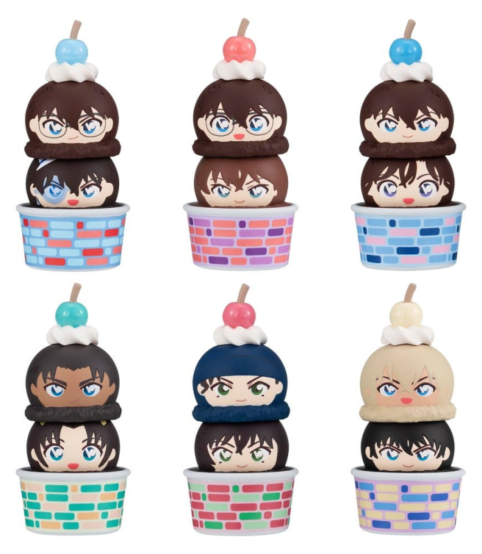 Detective Conan Tsumichen Stack up & Change Mini Figures 8 cm Blind Box Assortment (6) (with gif