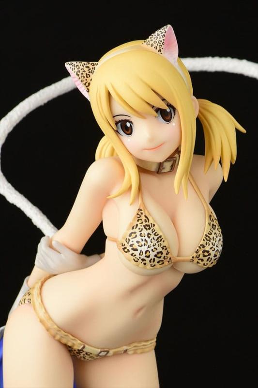 Fairy Tail Statue 1/6 Lucy Heartfilia - Leopard print CAT Gravure_Style 25 cm 7