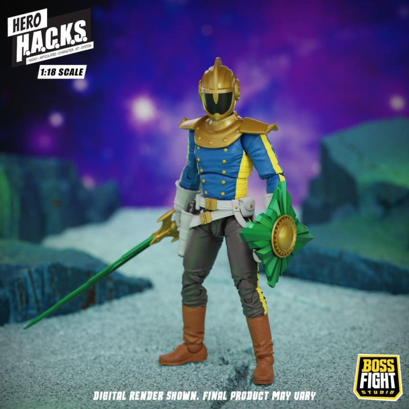 Hero H.A.C.K.S. Core Action Figure 1/18 Heroes and Villains Wave 1 Jett Steelblade: Stellar Knight o 10