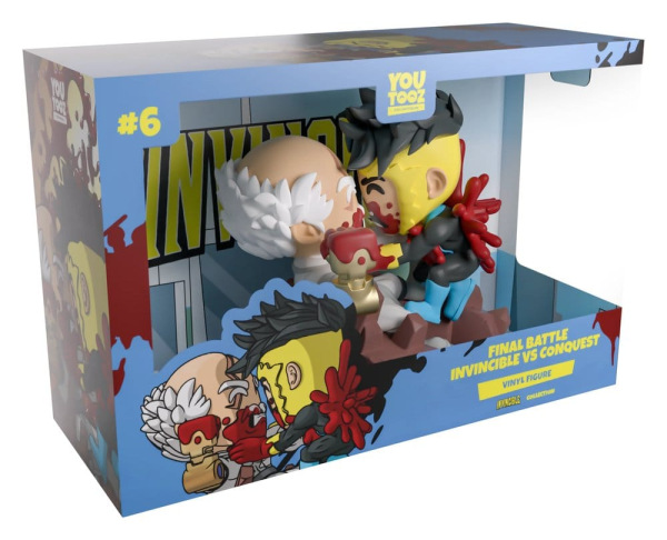 Invincible Vinyl Figure Final Battle Invincible vs Conquest 12 cm 1