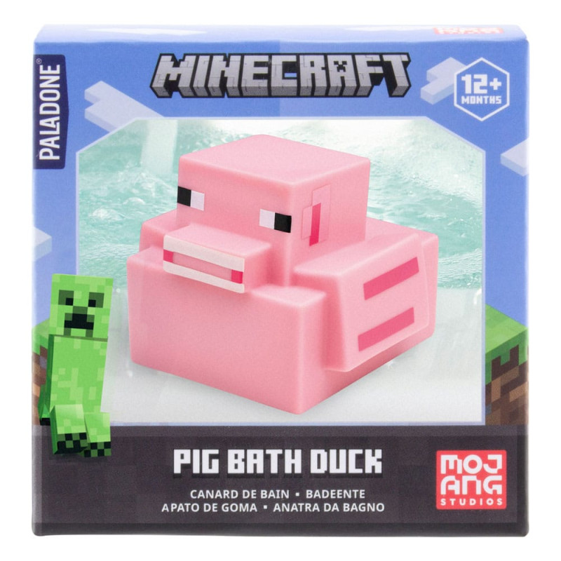 Minecraft Bath Duck Pig 6 cm 1