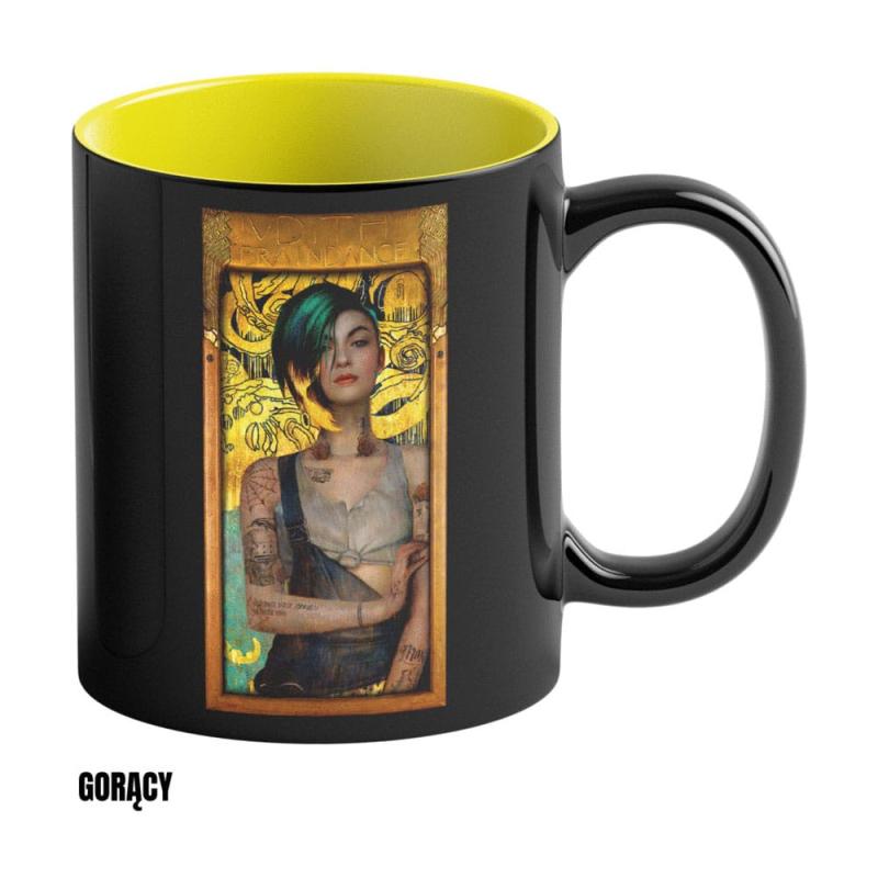 Cyberpunk 2077 Game Art Chronicles Heat Change Mug Judy inspired by Gustav Klimt 450 ml 2