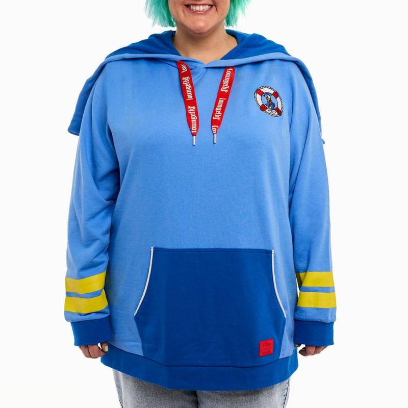 Disney by Loungefly hooded jacket Unisex Donald Duck 90th Anniversary Size L